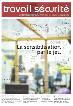 Couverture n833 janvier 2022 Travail et Sécurité - INRS - La sensibilisation par le jeu