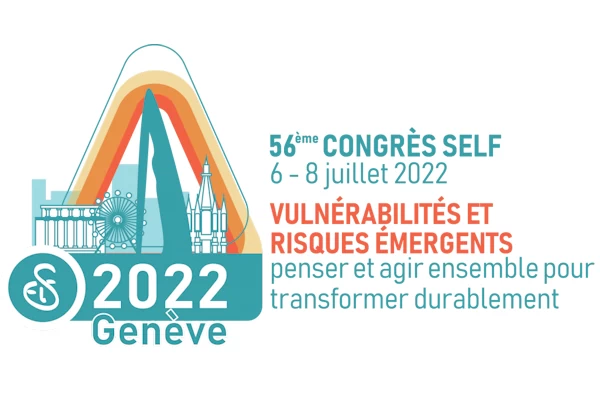 logo congres de la self 2022 geneve vulnérabilités et risques émergents penser et agir ensemble pour transformer durablement